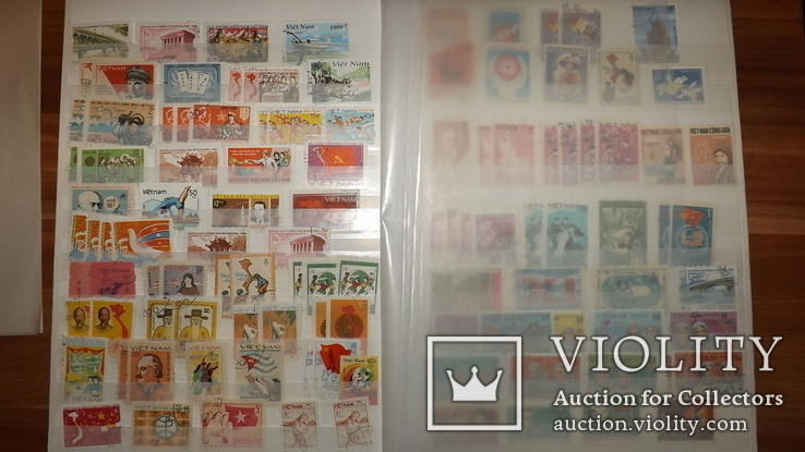 Большой альбом на 24 листа 1820 марок Куба,Никарагуа,Камбоджи,Сомали,Вьетнам, фото №5