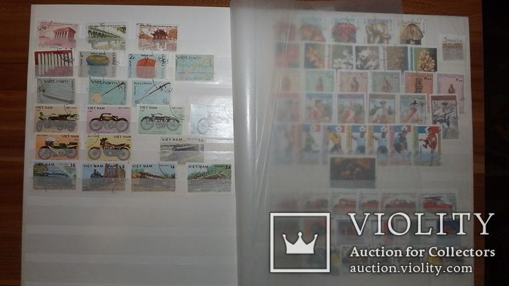 Большой альбом на 24 листа 1820 марок Куба,Никарагуа,Камбоджи,Сомали,Вьетнам, фото №10