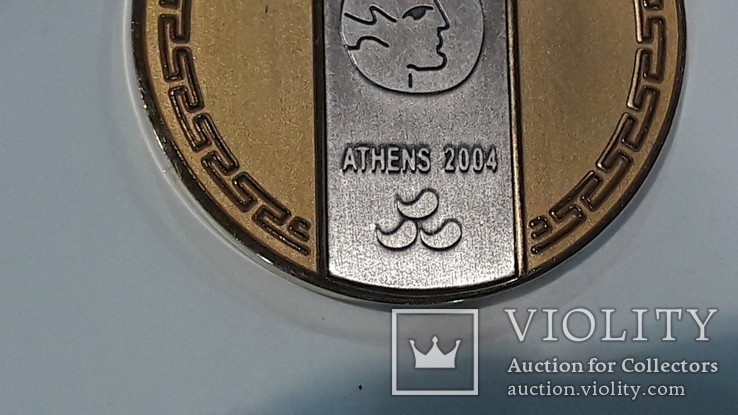 Настольная медаль " Паралимпийская команда России ATHENS 2004, фото №7