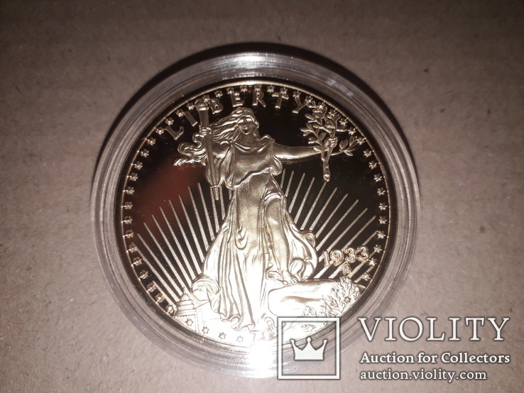 Монета подвижного орла 1933, фото №3