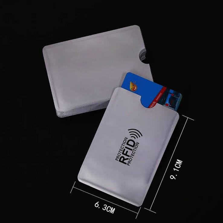 Защитный RFID чехол для банковских карт и id паспортов 3 шт., фото №3