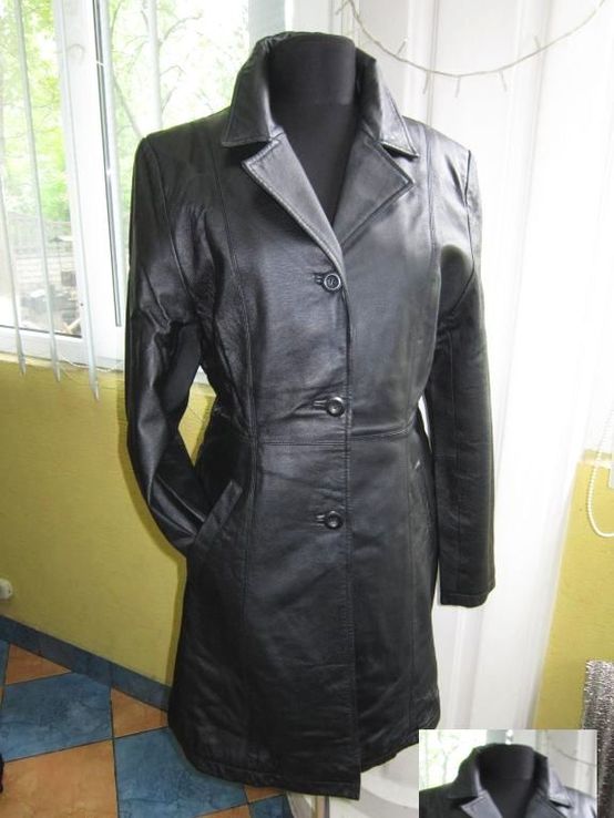 Оригинальная женская кожаная куртка  CANDA (C&amp;A). Лот 500, photo number 2