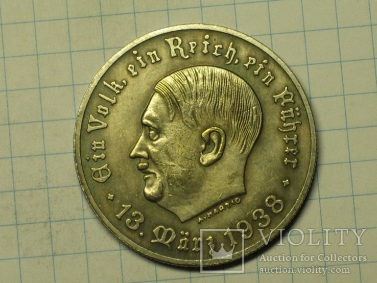 Адольф Гитлер 10 апреля 1938 копия, фото №2