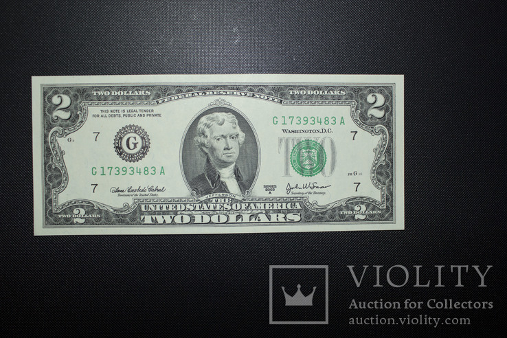 Два доллара США, фото №2