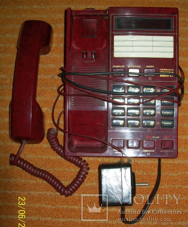 Стационарный телефон с АОН "Русь 28 Соната". СССР., фото №6