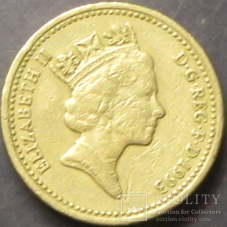1 фунт Британія 1993, фото №3
