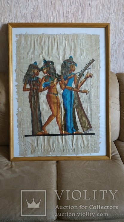 Картина на папирусе, фото №6