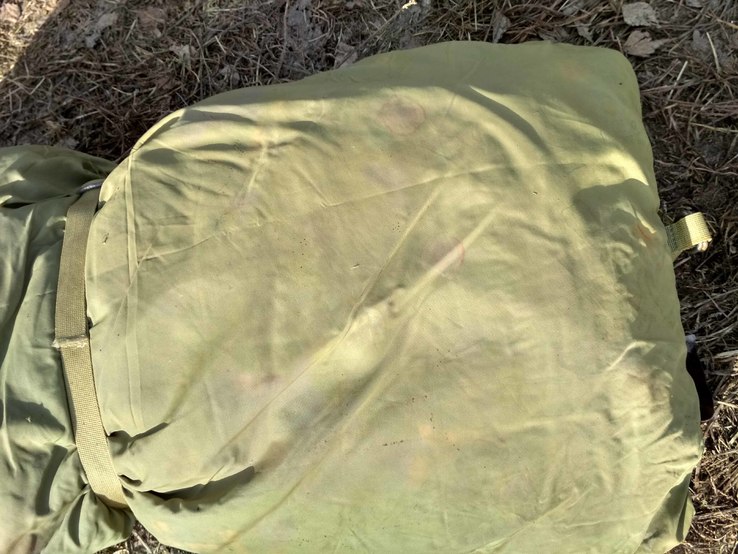 Военный спальный мешок 3в1 (чехол, простынь, одеяло) армии Чехии. Спальник №20 - б/у, фото №7