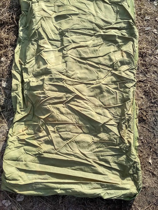 Военный спальный мешок 3в1 (чехол, простынь, одеяло) армии Чехии. Спальник №20 - б/у, фото №12