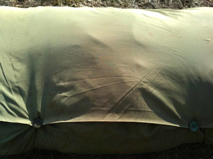 Военный спальный мешок 3в1 (чехол, простынь, одеяло) армии Чехии. Спальник №19 - б/у, фото №4