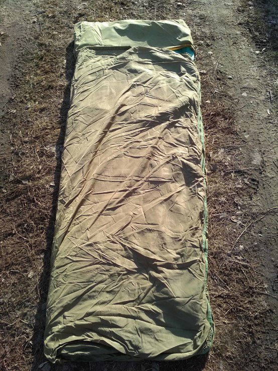 Военный спальный мешок 3в1 (чехол, простынь, одеяло) армии Чехии. Спальник №19 - б/у, фото №9