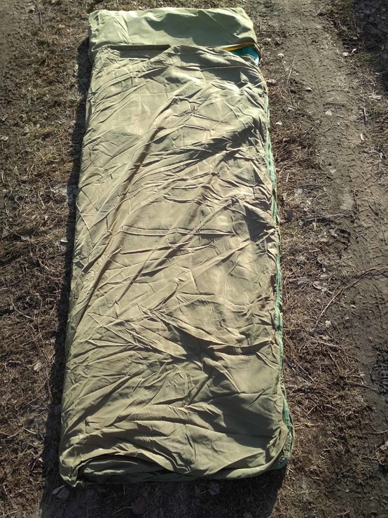 Военный спальный мешок 3в1 (чехол, простынь, одеяло) армии Чехии. Спальник №19 - б/у, фото №10