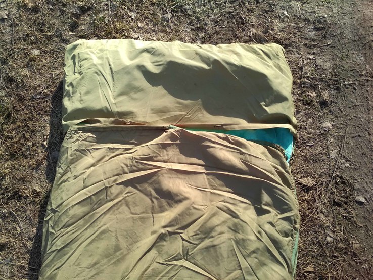 Военный спальный мешок 3в1 (чехол, простынь, одеяло) армии Чехии. Спальник №19 - б/у, фото №11