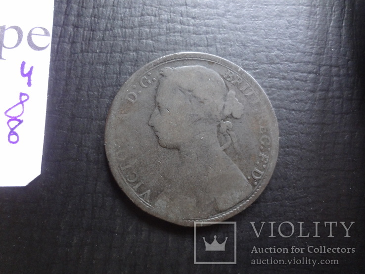 1 пенни 1876  Великобритания  ($4.8.8)~, фото №4