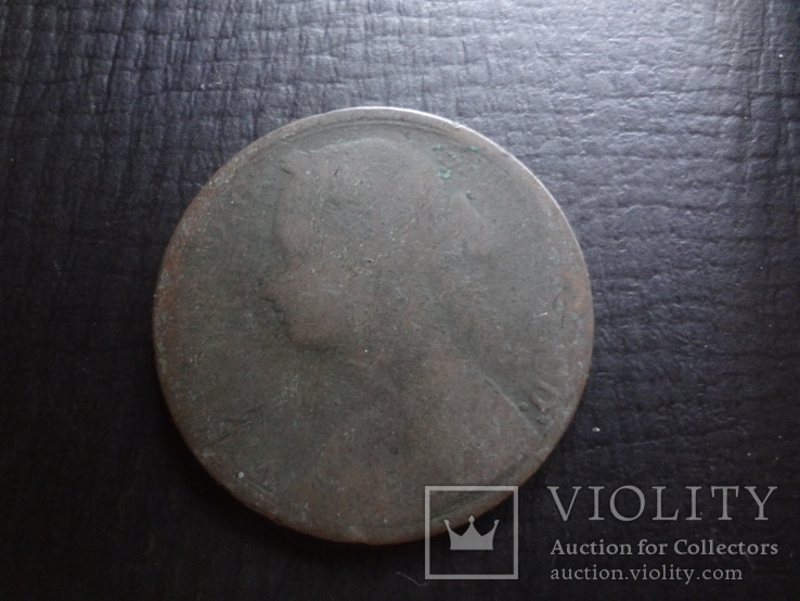 1 пенни 1876  Великобритания  ($4.8.10)~, фото №3