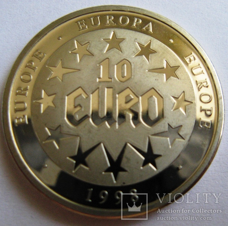 Германия, 10 евро 1998 "Серия ЭКЮ"