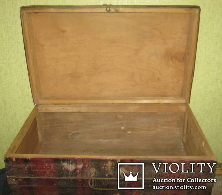 Старый деревянный чемодан, фото №8