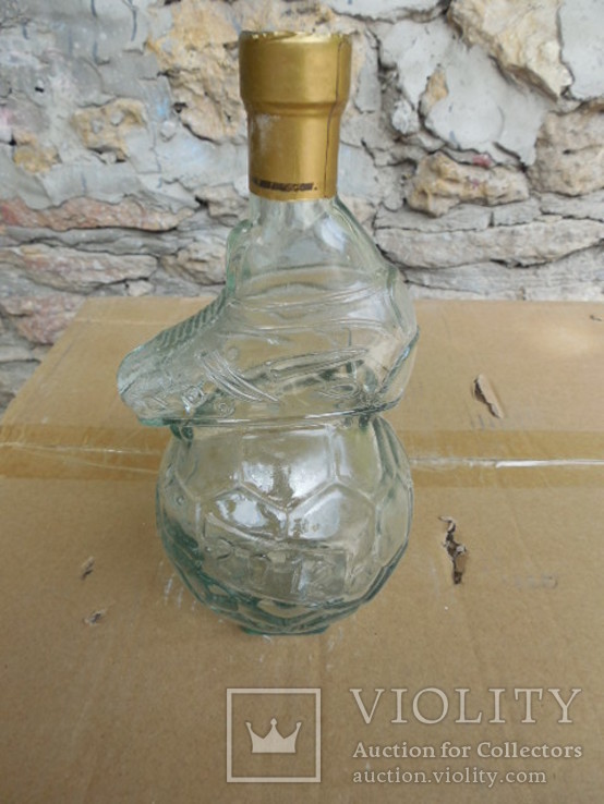 Бутылка Евро 2012 футбольная бутса и мяч, фото №2