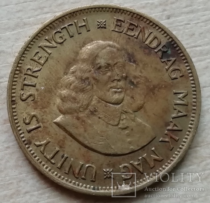 ЮАР 1 цент 1963 г.