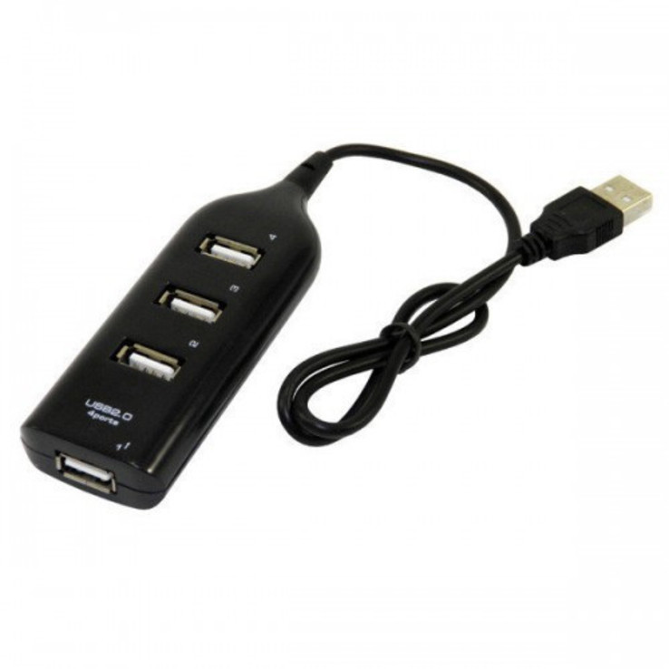 Разветвитель USB HUB хаб на 4 порта зарядка Концентратор