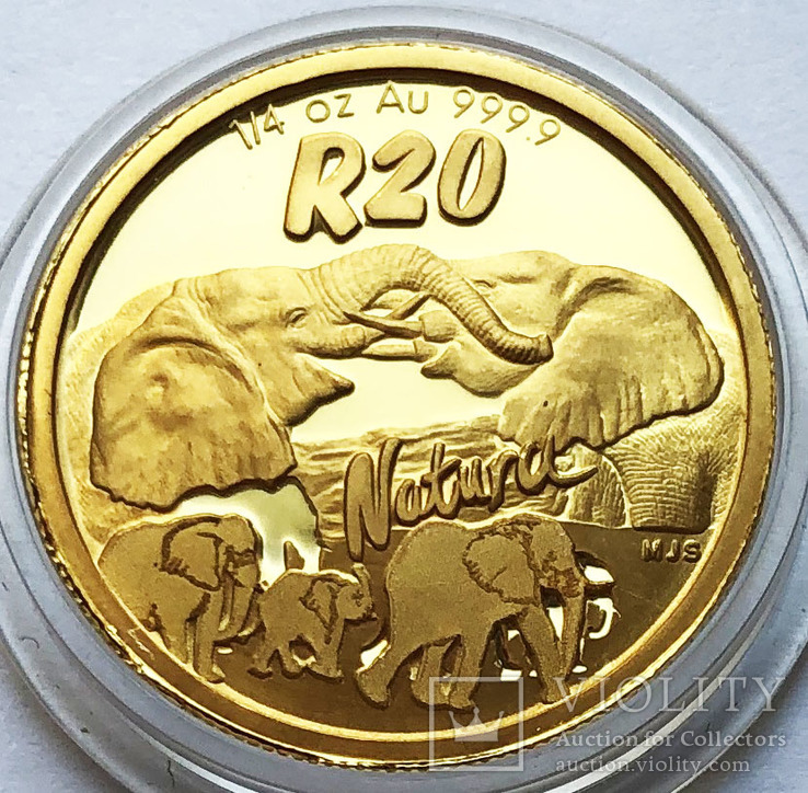 20 рандов 2008 года. Южная Африка. (1/4 оz)