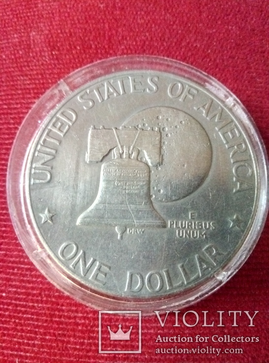 One Dollar.Доллар США юбилейный., фото №2