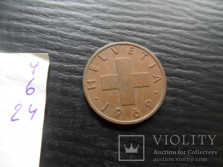 2 раппена  1969   Швейцария    ($4.6.24)~, фото №4