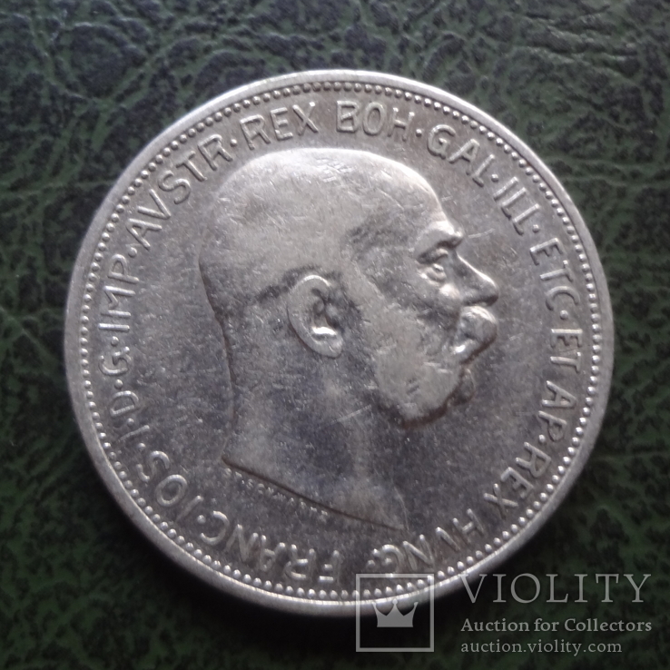 2 кроны 1912 Австро-Венгрия серебро    ($1.2.1) ~, фото №4