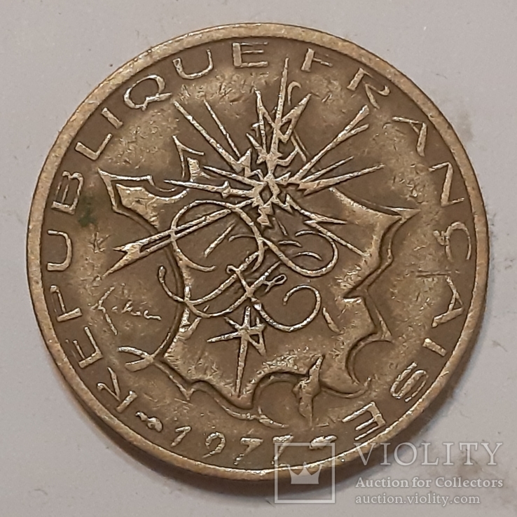Франция 10 франков 1977, фото №3