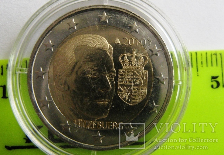 Люксембург 2 евро 2010 "Великий герцог Анри" PROOF, фото №4