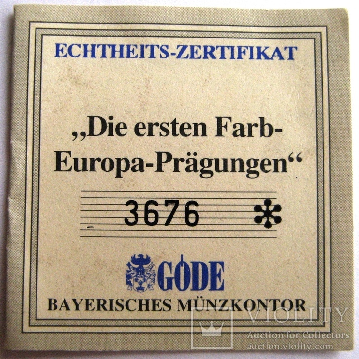 Германия, 1 экю "Гельмут Коль" 1998 г. + сертификат, фото №6