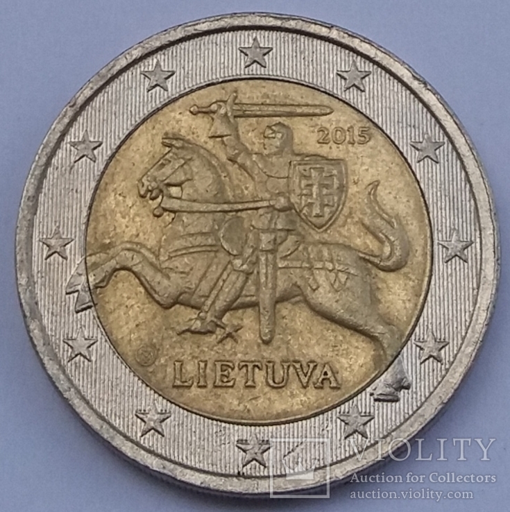 Литва 2 євро, 2015, фото №2
