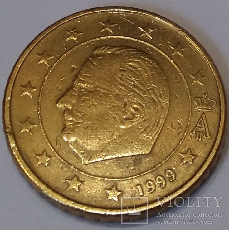 Бельгія 50 євроцентів, 1999, фото №2