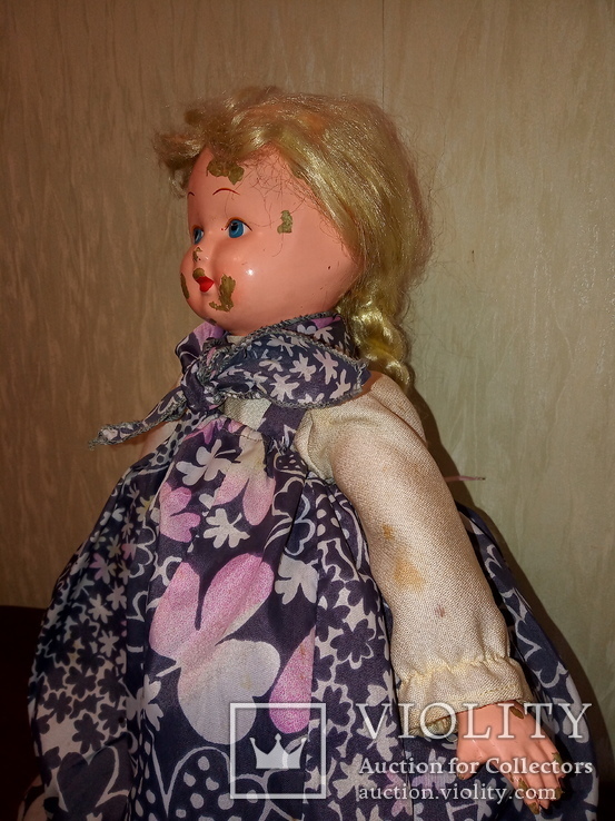Кукла СССР, опилочная, чайница. Кукла на самовар., фото №6