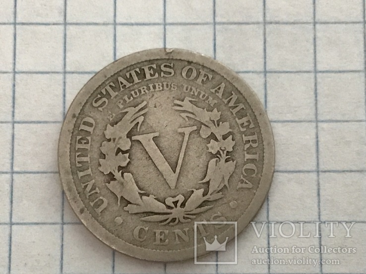 5 центов сша 1910, фото №3