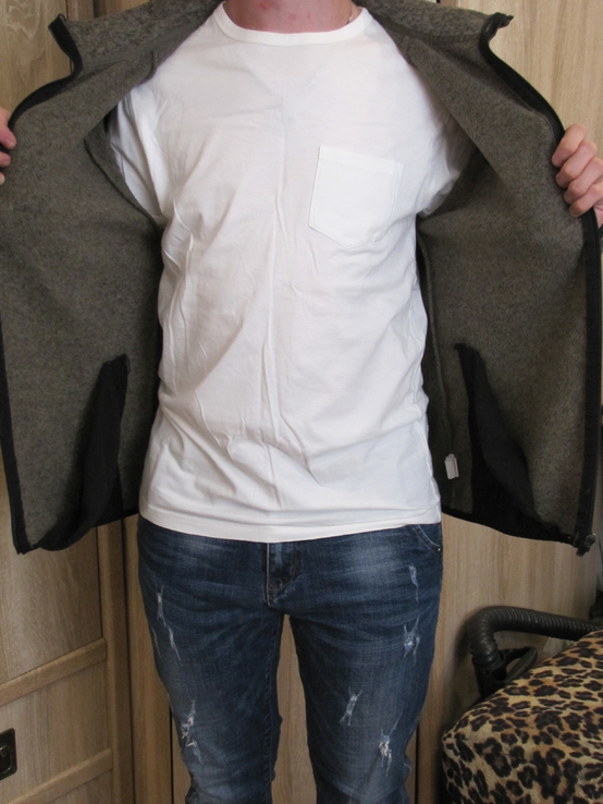 Модная мужская кофта-куртка Cedr wood state оригинал в отличном состоянии, фото №6