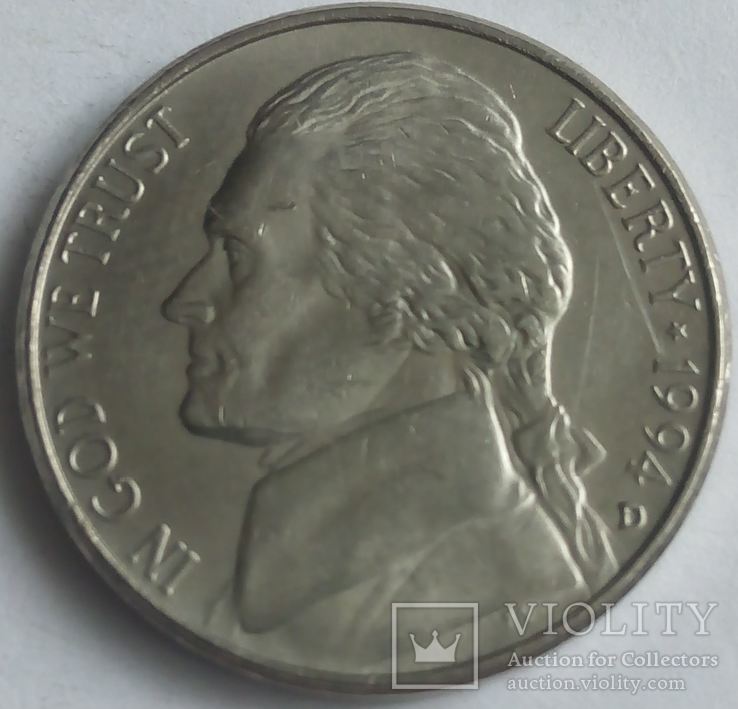 США 1 цент 1994 D