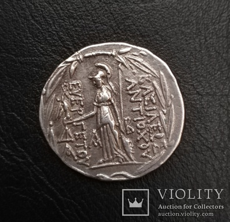 Срібна, тетрадрахма. Антіох VII Евергет (Сидет), фото №4