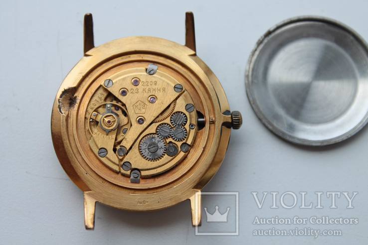Часы Poljot de luxe, 1 МЧЗ, 2209, 23 камня, AU10, фото №12