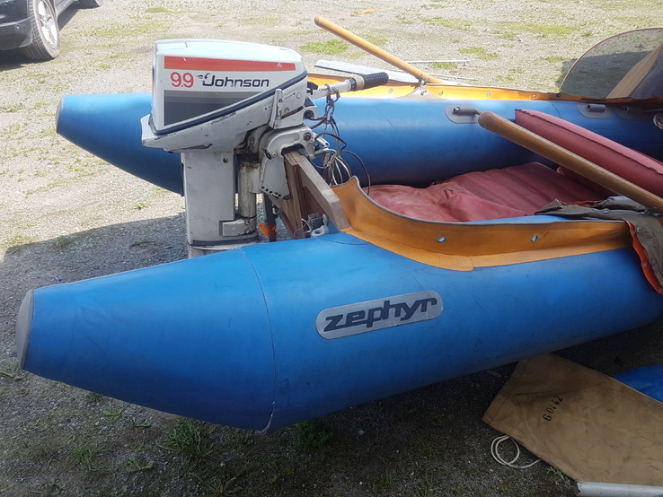 Лодка Zephyr 204 + мотор Johnson 9.9, фото №9