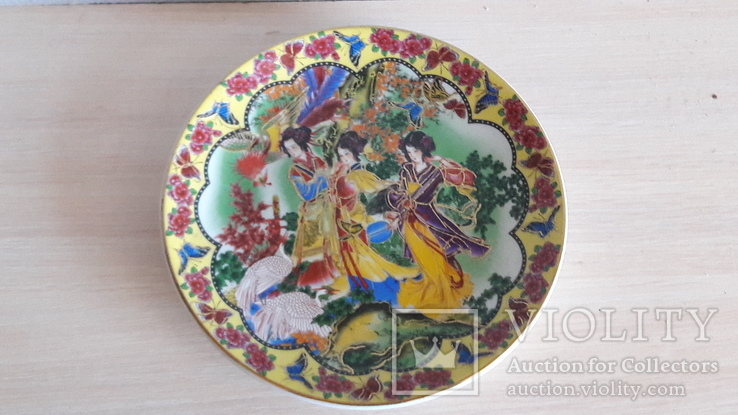 Настенная тарелка в китайском стиле, фото №2