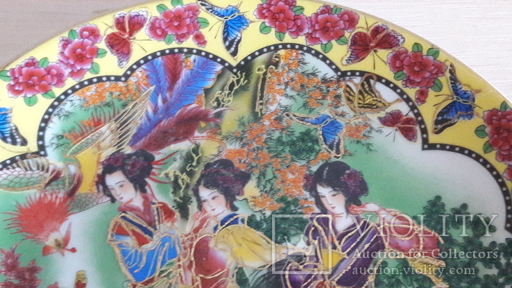 Настенная тарелка в китайском стиле, фото №6