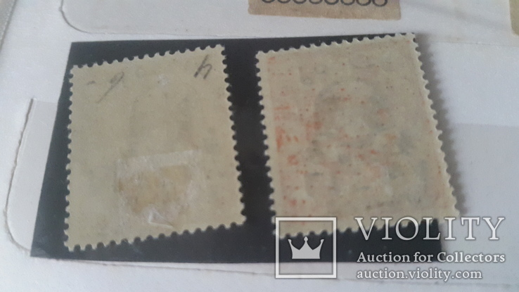 Две марки средней Литвы  2200евро, фото №3
