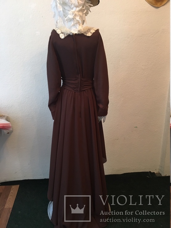 Шифоновое платье в стиле 1910-1912 год.Старинное кружево., фото №6