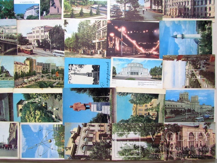 Старі листівки різні міста 36 шт., фото №5