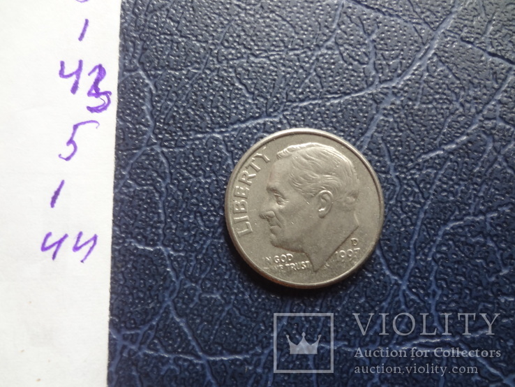 10 центов 1997  D  США    ($5.1.44)~, фото №4