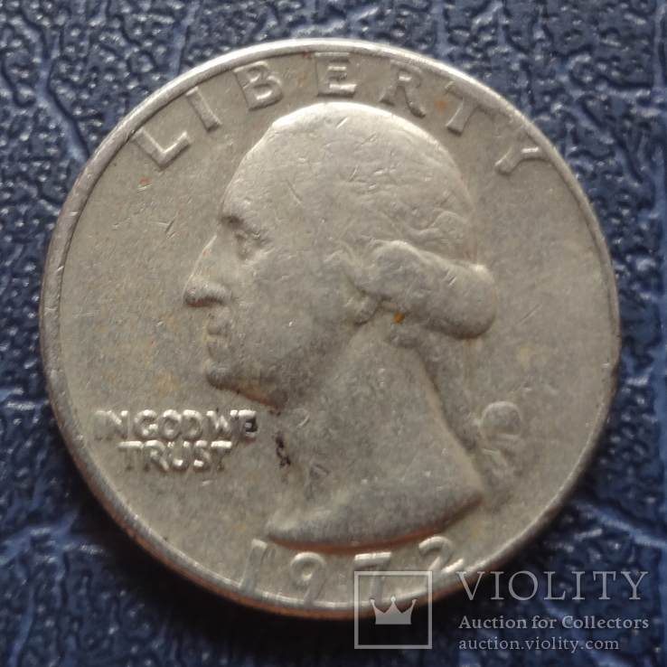 25  центов 1972  США    ($5.1.48)~, фото №2