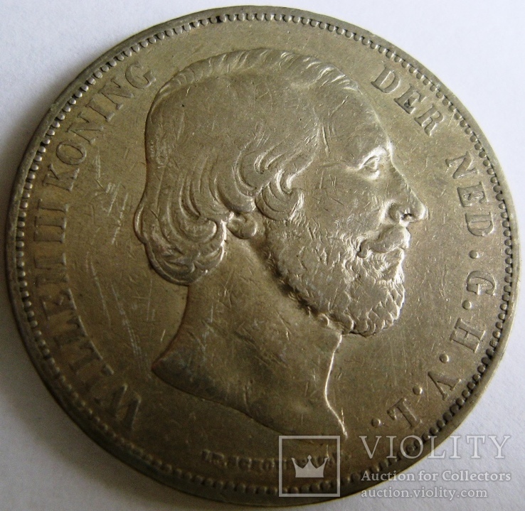 Нидерланды, 2,5 гульдена 1873 "WILLEM III"