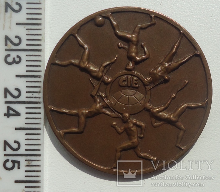 Фашистская италия  медаль 1933 г GIL  GUF ликторная молодежь, фото №2