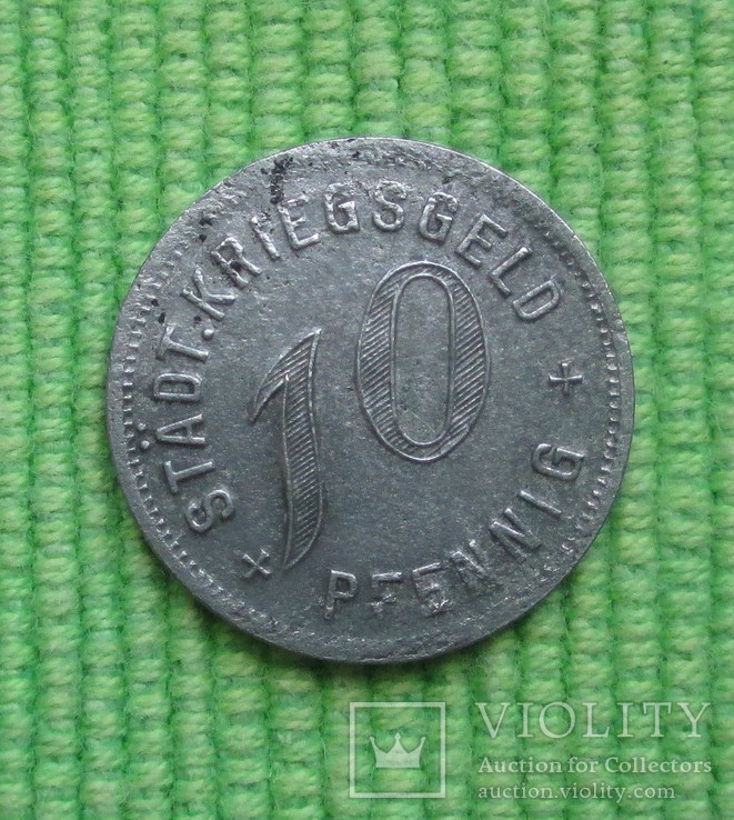 10 пф 1917(Кирхеим), фото №3